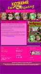 Mobile Screenshot of extreme-facepainting.com